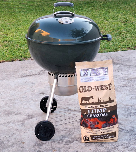 bag of charcoal