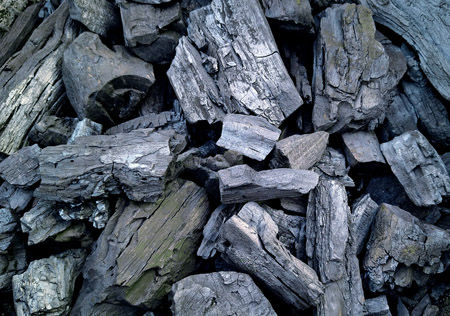 natural lump charcoal